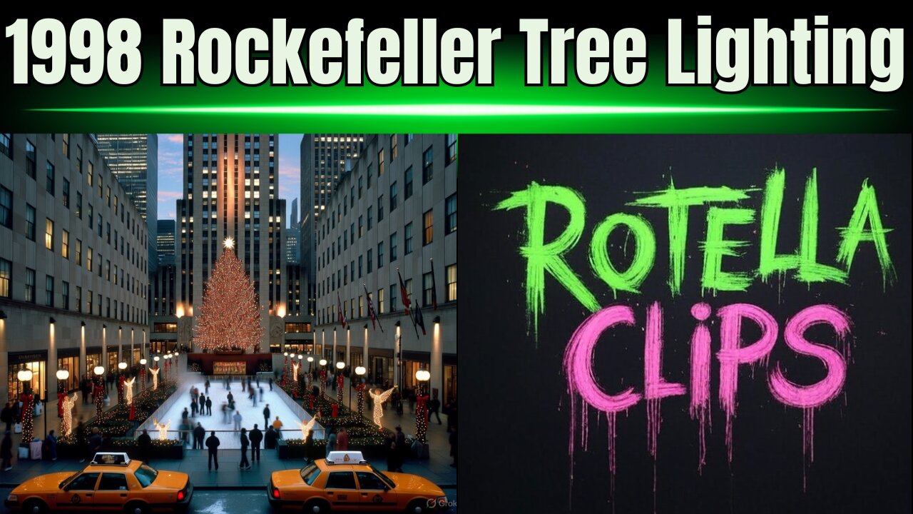 RETRO DOME: 1998 Rockefeller Christmas Tree Lighting