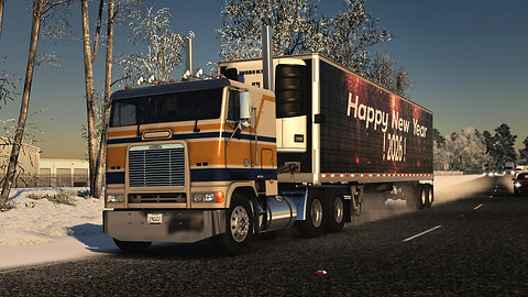 Freightliner FLB Hauling 34,509 lbs Ice Cream! Lafayette LA to DeRidder LA Reefer Load Delivery