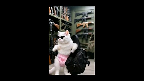 "The kitten became a hero."