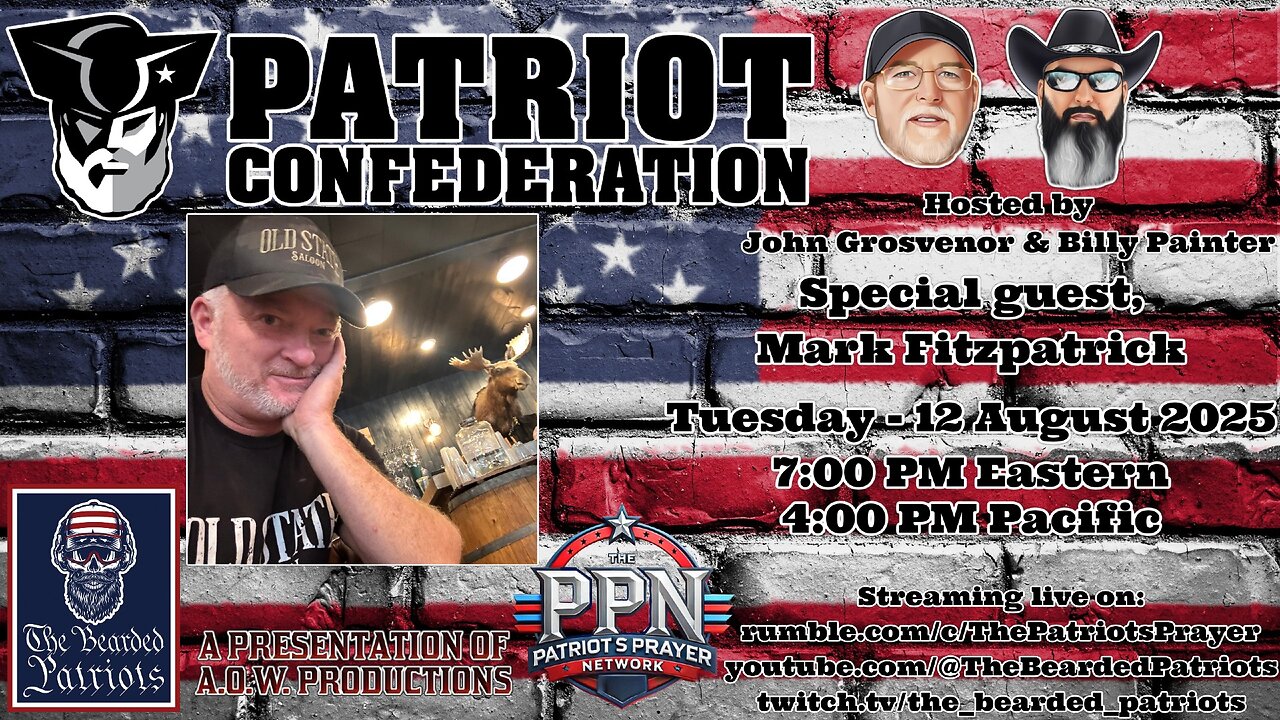 Patriot Confederation - Mark Fitzpatrick Interview (August 12, 2025)