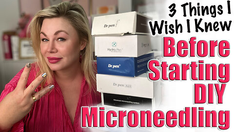 3 Things I Wish I Knew Before I Started DIY Microneedling! AceCosm.com, code Jessica10 Saves