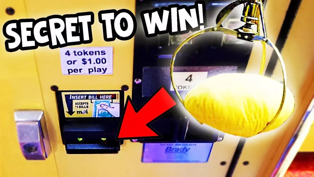 THE SECRET TO WIN MORE AT THE CLAW MACHINE!