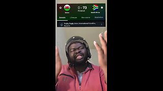 Springboks of South Africa plays thier final 2025 match against Wales