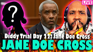 DIDDY TRIAL LIVE! Jane Doe 'Victim #2' Defense CROSS! Diddy Trial Day 22
