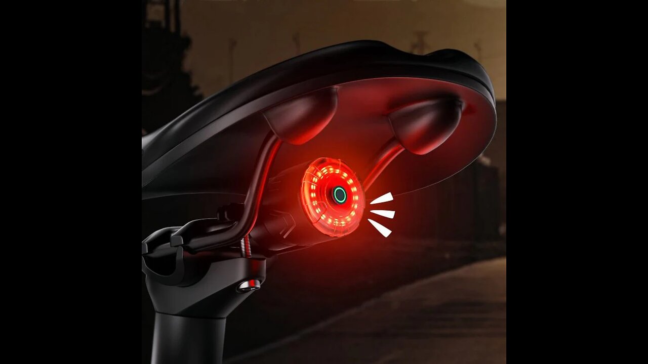 Bicycle Night Riding High-Intensity Front Light and Sensor Tail Light Set