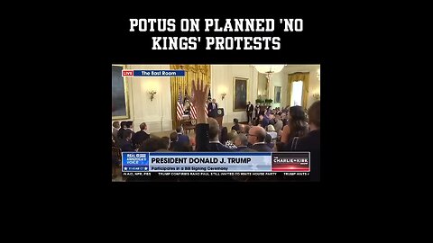 Captioned - Trump: No I don’t feel a king but go through the hell