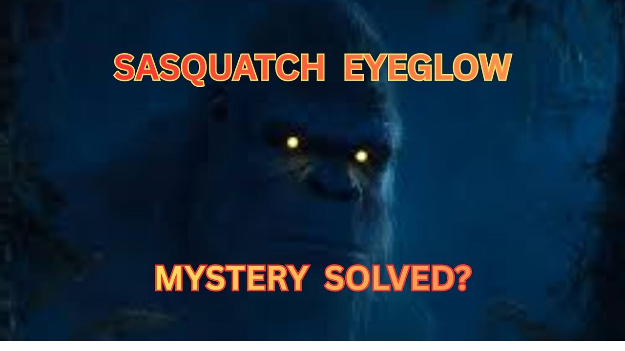SASQUATCH EYEGLOW...Mystery Solved? /Richard Soule - Nox Gigas Study