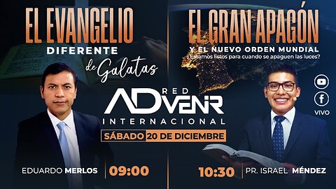 Sábado Especial 20 de Diciembre 2025 - Eduardo Merlos y Pr. Israel Méndez