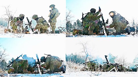 PARATROOPERS IN ACTION! 173rd Airborne Brigade Conducts Mortar Live Fire Exercise in Germany!