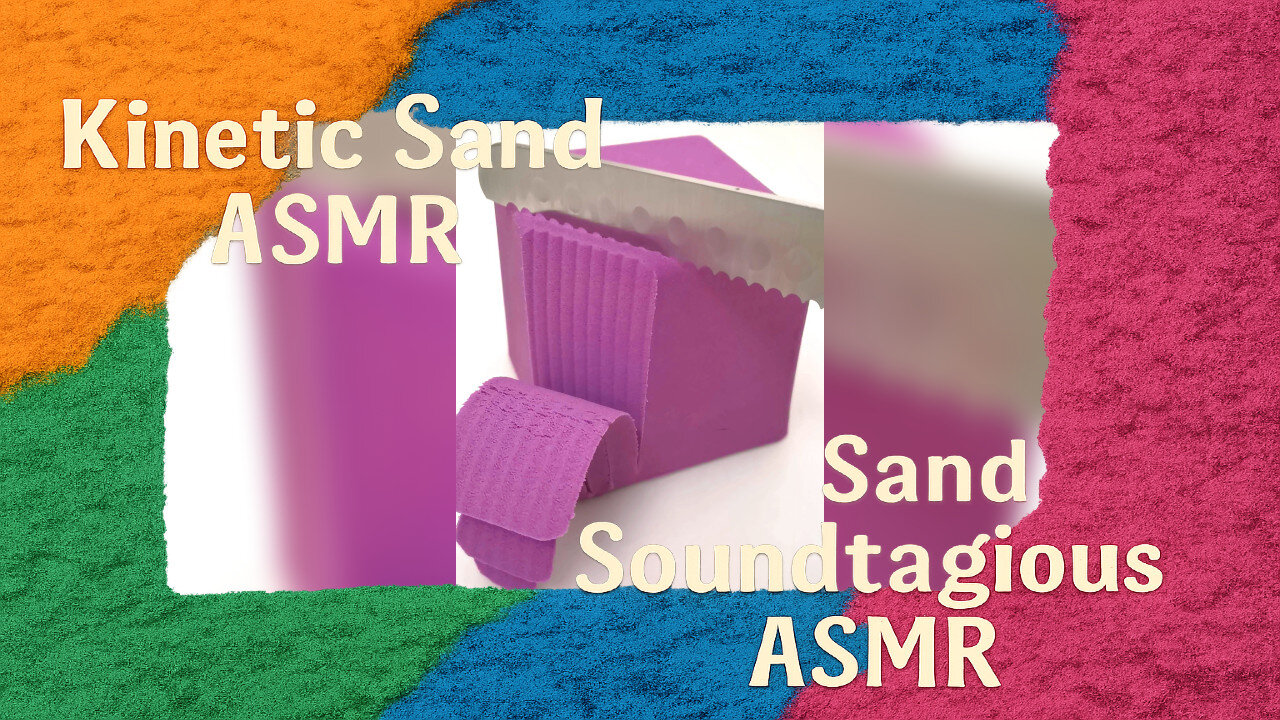 Satisfying Sand Cube Slicing 10 – ASMR Perfection