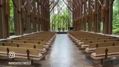 Anthony Chapel, situated in Garvan Woodland Gardens in Arkansas