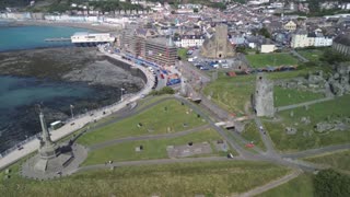 Exploring Aberystwyth Castle in Wales