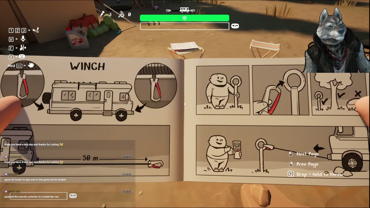 Stream 344: Playing Deconstruction Simulator and RV There Yet