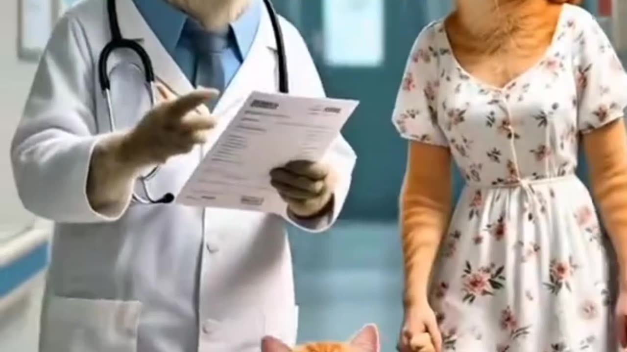 An orange cat injury difficulties for his family