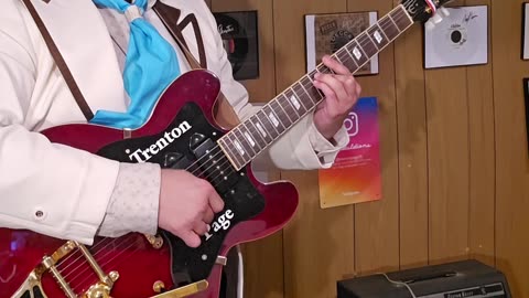 Trent Page playing the Monkees.
