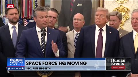 SEC DEF HEGSETH ON SPACE COMMAND MOVE TO ALABAMA