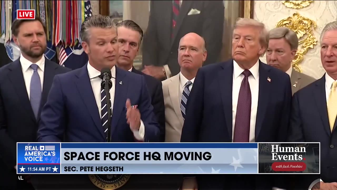 SEC DEF HEGSETH ON SPACE COMMAND MOVE TO ALABAMA