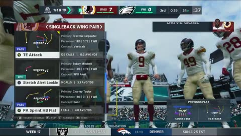 #httr vs #FlyEaglesFly l 1964 WASHINGTON VS Madden 21 I Franchise WEEK 17 WASHINGTON VS PHILADELPHIA