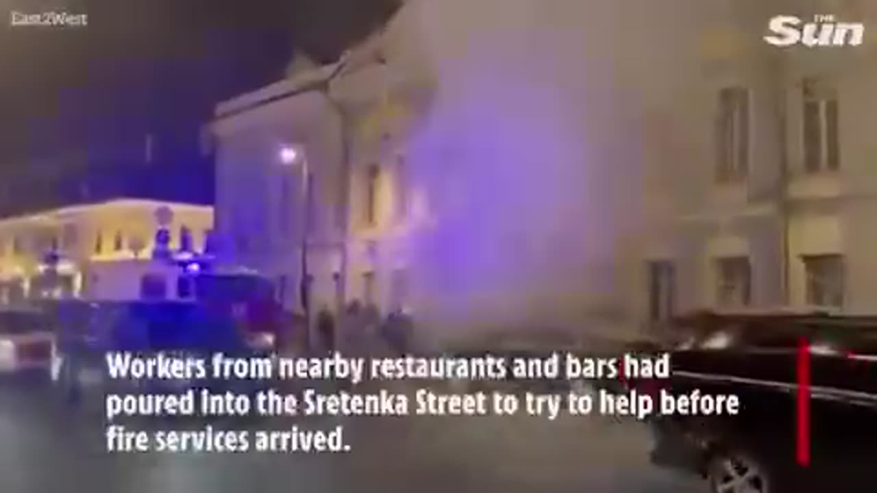 JUST IN: ~ Luxury limousine from Russian President Putin's official motorcade exploded