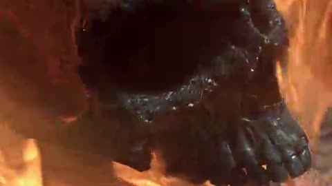 Ghost rider fighting scene