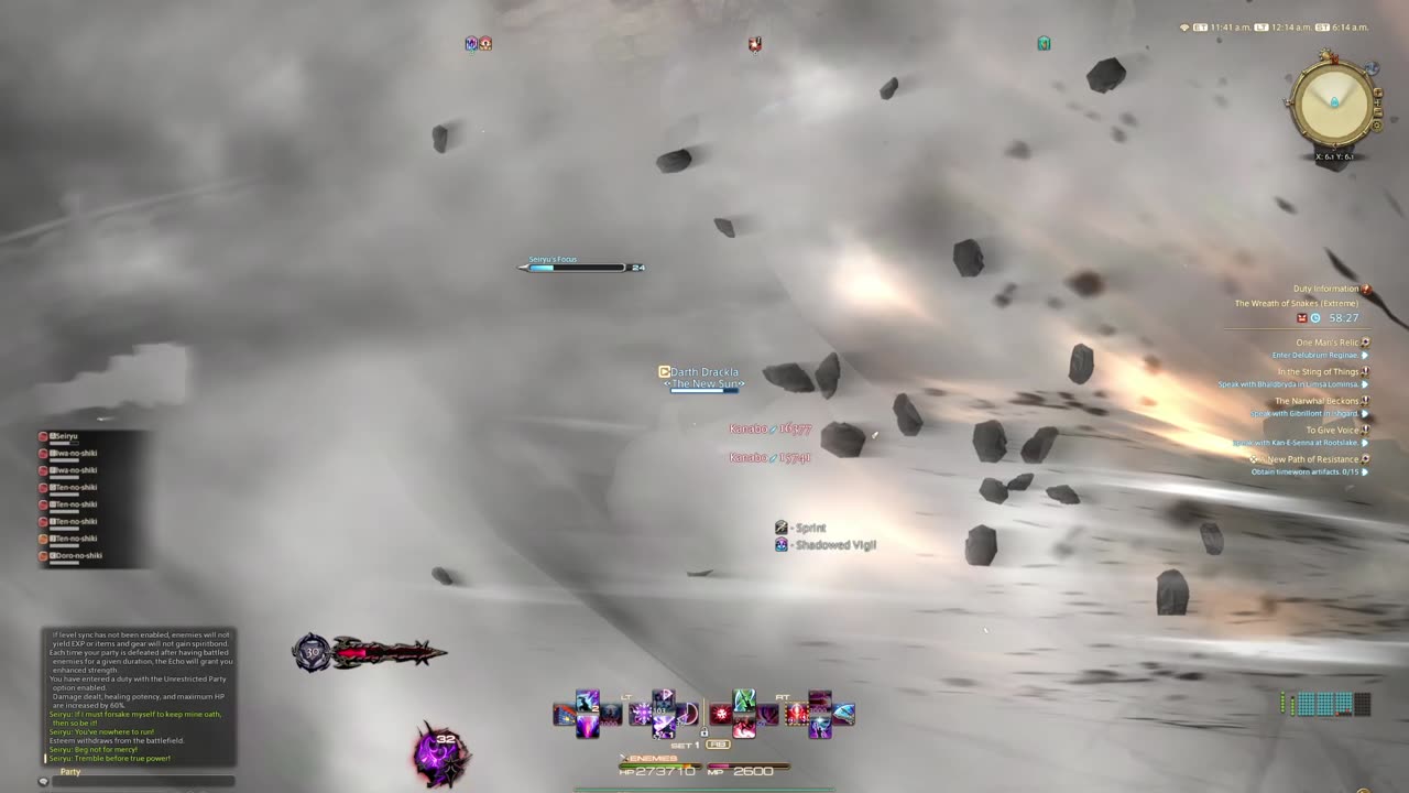 Final Fantasy 14 Solo DRK- The Wreath of Snakes (Extreme)