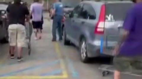 Walmart stabbing suspect subdued by good guy with a gun