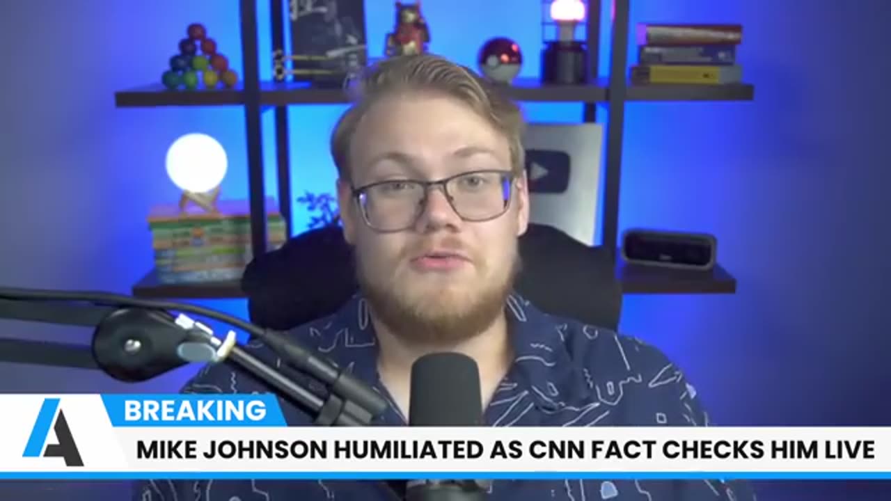 MAGA Mike Johnson HUMILIATED After CNN Host FACT CHECKS HIM Live