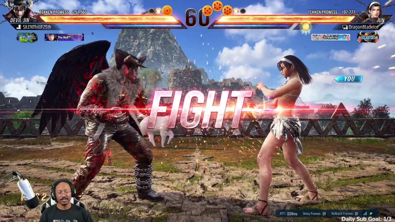 It's a rainny day but I will grind for Tekken King still