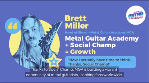 🎸 How Metal Guitar Academy Grew Its Audience with Social Champ