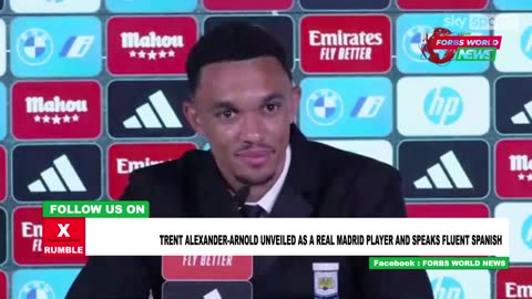 Trent Alexander Arnold unveiled in Real Madrid