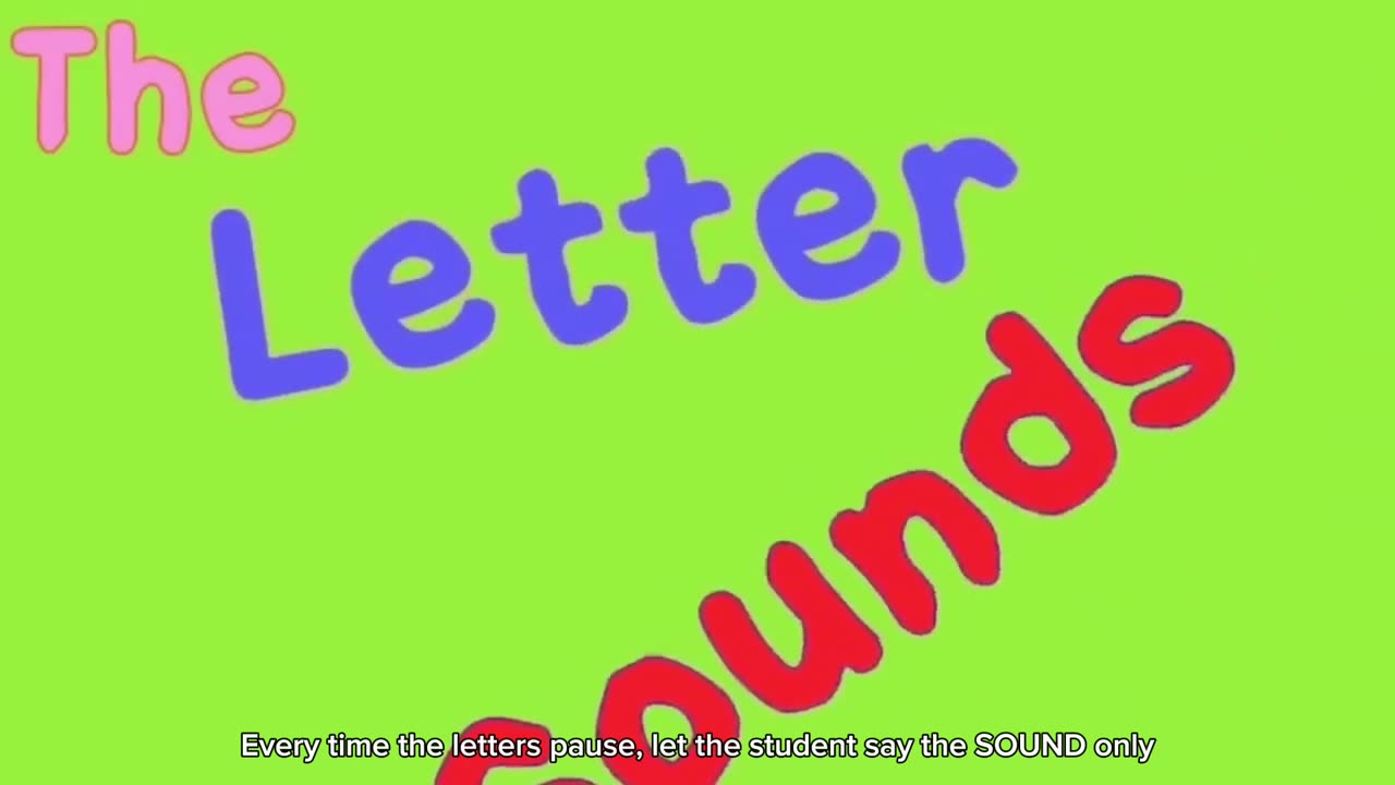 INTRO SONG- LETTER SOUND SONG