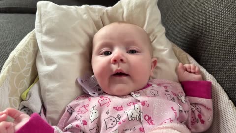 Baby Kayla Day 108 – Playing the Silent Game With Daddy 🤫👶❤️