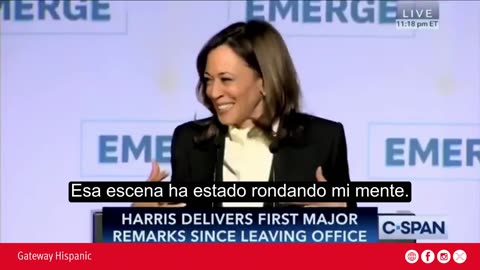 Is Kamala Harris still affected by losing the election?