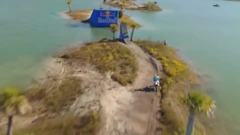 Supercross Track But Every Jump Is Over Water