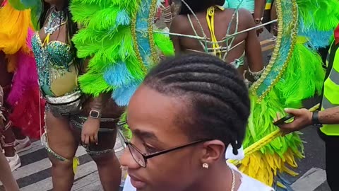 Beautiful 58th Annual New York Carnival Parade in Crown Heights.