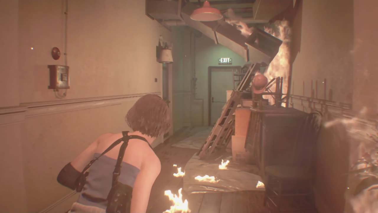 Nemesis chasing Jill all over the place.