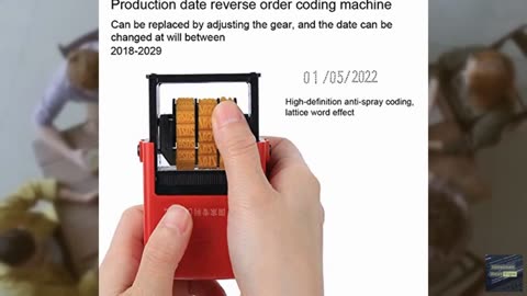 Yunseity Portable Smart Date Coding Machine, Handheld Mark Printing Machine, Ink