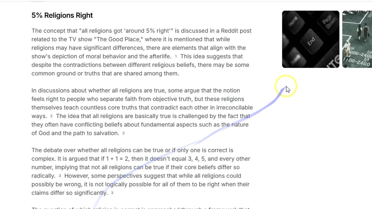 Remember The Clip From “The Good Place” About Which Religion Was right?
