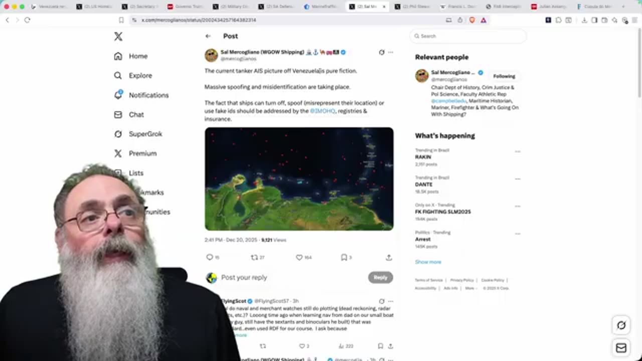 Venezuela 2025-12-20: TRUMP toma outro PETROLEIRO, dessa vez o CENTURIES, nas COSTAS da VENEZUELA