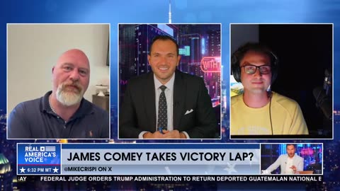 WHAT DO YOU THINK COMEY WAS DOING THERE?