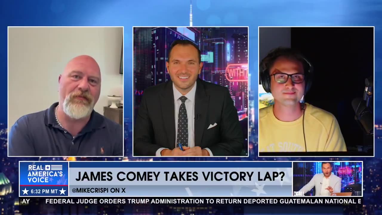 WHAT DO YOU THINK COMEY WAS DOING THERE?