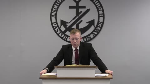 Proverbs 10 - Pastor Dillon Awes | Anchor Baptist Church