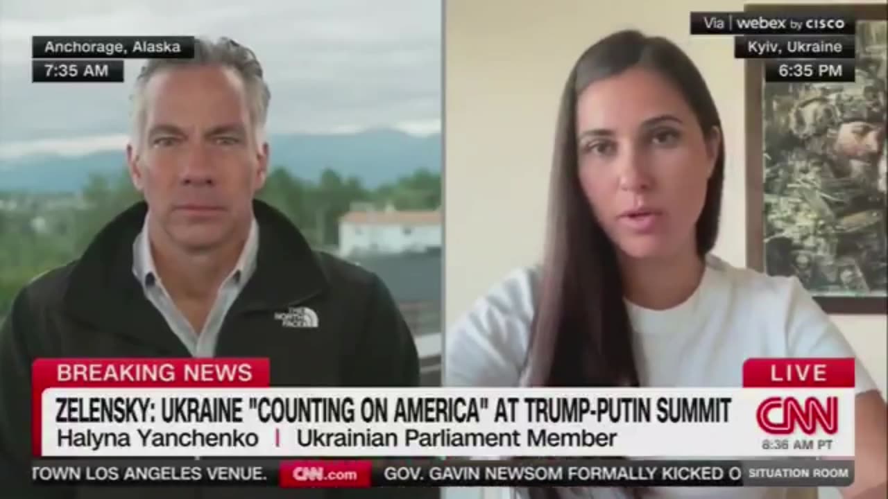 CNN is literally being taught America-First by a European.