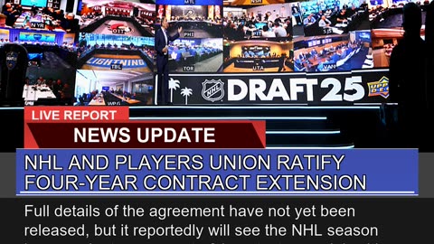 Nhl and Players Union Ratify Fouryear Contract Ex