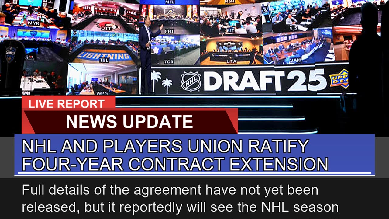 Nhl and Players Union Ratify Fouryear Contract Ex