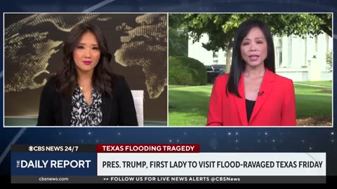 Trump to visit flood-ravaged Texas, issues tariff threats to Brazil