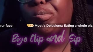 Moet has a tooth ache after eating damn near a whole pizza 7/15/25 #bigoclipandsip