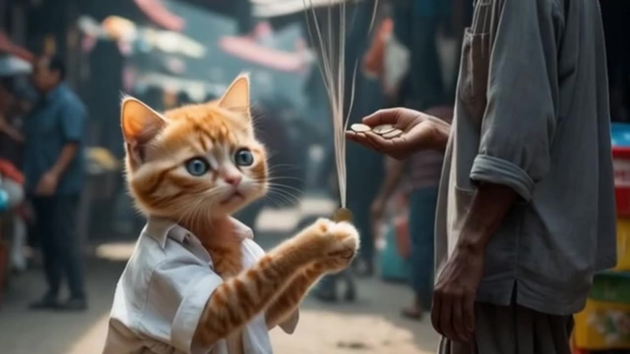 Poor cat gets mocked for eating a burger