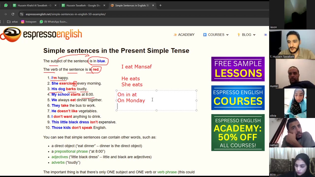 Fluency Builders-A1 (5) Simple sentences