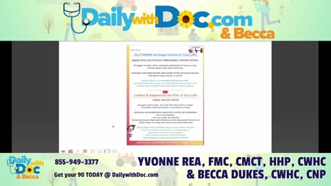 Yvonne Rea- Feed Your Brain, Change Your Life. Aminos For Neurotransmitter Health. Pt 2 DWD 7/2/25